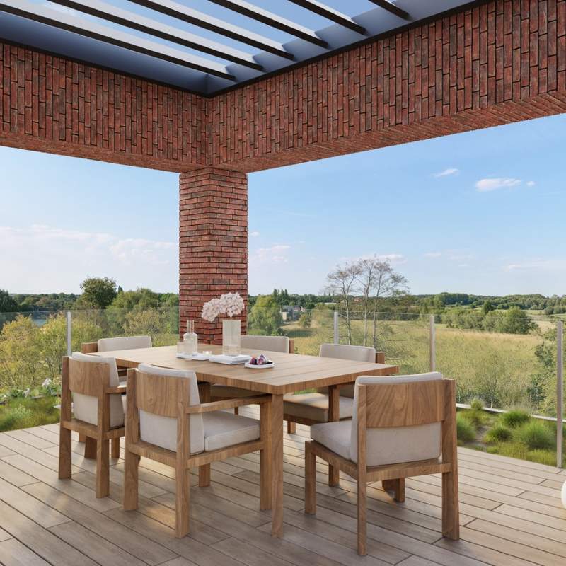 Stijlvolle appartementen met zicht op de velden